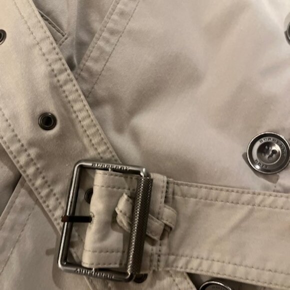 Burberry Brit Trench Coat Size 10 - Picture 7 of 11